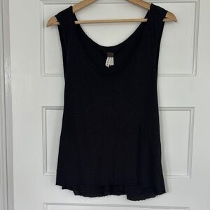 We The Free Black Sleeveless Tank Top